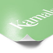 Kamala Brat Kamala Harris voor President 2024 Foto Afdruk (Hoek)