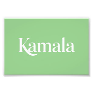 Kamala Brat Kamala Harris voor President 2024 Foto Afdruk