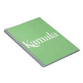 Kamala Brat Kamala Harris voor President 2024 Notitieboek (Rechterzijde)