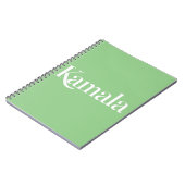 Kamala Brat Kamala Harris voor President 2024 Notitieboek (Linkerzijde)