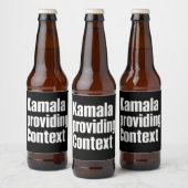 Kamala Brat Lime Green voor context Bier Etiket (Flessen)