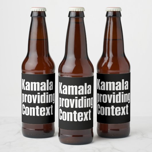 Kamala Brat Lime Green voor context Bier Etiket (Flessen)