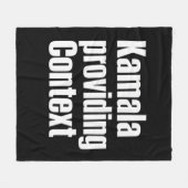 Kamala Brat Lime Green voor context Fleece Deken (Voorkant (Horizontaal))