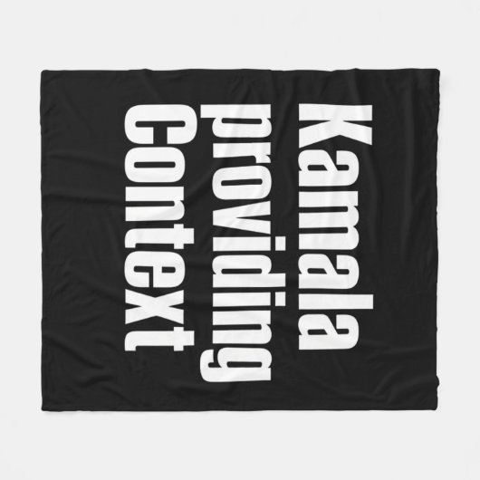 Kamala Brat Lime Green voor context Fleece Deken (Voorkant (Horizontaal))