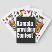 Kamala Brat Lime Green voor context Pokerkaarten (Achterkant)