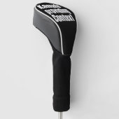Kamala Brat Lime Groen Context Bieden Golfheadcover (Schuin)