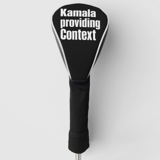 Kamala Brat Lime Groen Context Bieden Golfheadcover (Voorkant)
