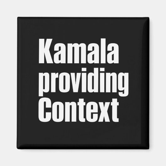 Kamala Brat Lime Groen Context Verschaffen Magneet (Voorkant)
