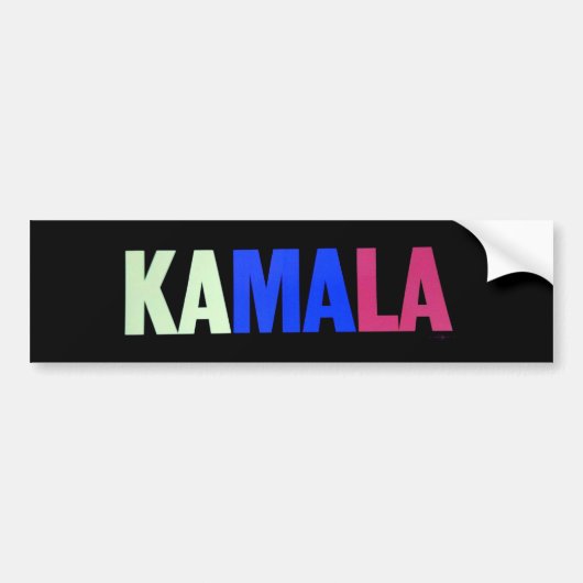 Kamala Bumpersticker (Voorkant)