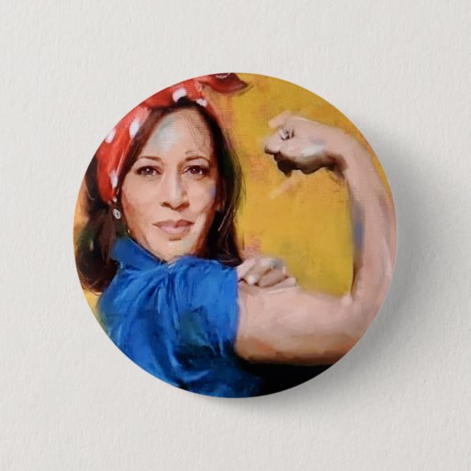 Kamala Button (Voorkant)