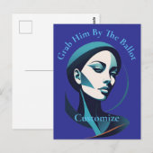 Kamala Cat Lady 2024 Stemming Thunder_Cove Briefkaart (Voorkant / Achterkant)