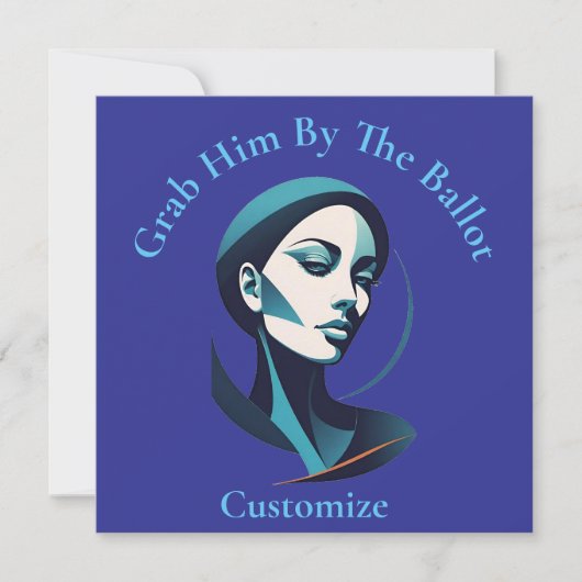 Kamala Cat Lady 2024 Stemming Thunder_Cove Kaart (Voorkant)