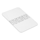 Kamala Cat Letter President 2024 Magneet (Rechterzijde)