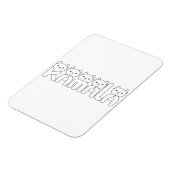 Kamala Cat Letter President 2024 Magneet (Linkerzijde)