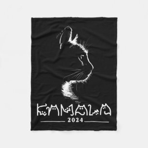 Kamala Cat Voting Kamala-harris 2024 Fleece Deken