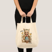 Kamala Cats Kinder aangepaste gepersonaliseerde ki Tote Bag (Voorkant (product))