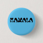 Kamala cats ronde button 3,2 cm (Voorkant)