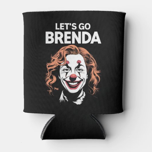 Kamala Clown Laten we gaan Brenda Blikjeskoeler (Voorkant)