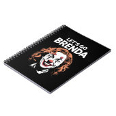 Kamala Clown Laten we gaan Brenda Notitieboek (Linkerzijde)