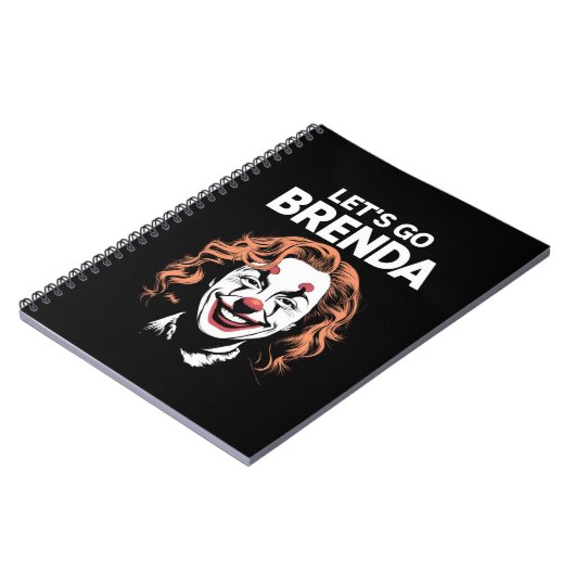 Kamala Clown Laten we gaan Brenda Notitieboek (Linkerzijde)