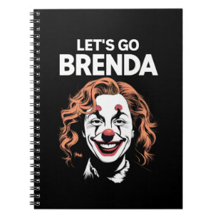 Kamala Clown Laten we gaan Brenda Notitieboek