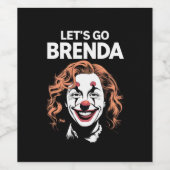 Kamala Clown Laten we gaan Brenda Wijn Etiket (Enkel label)