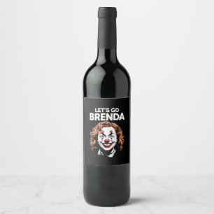 Kamala Clown Laten we gaan Brenda Wijn Etiket