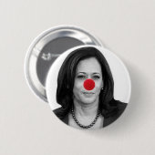 Kamala Clown-toets Ronde Button 5,7 Cm (Voorkant /achterkant)