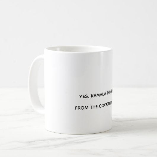 Kamala Coconut Tree mug Koffiemok (Voorkant links)