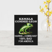 Kamala Commie Leon Commieleon Communist Ha Kaart (Gele Bloem)