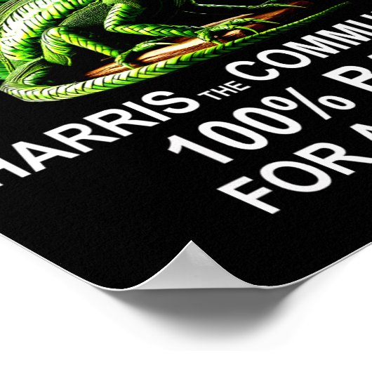 Kamala Commie Leon Commieleon Communist Ha Poster (Hoek)