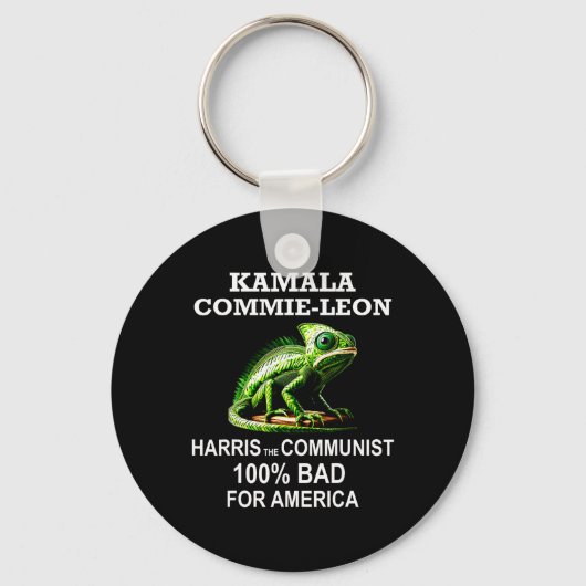 Kamala Commie Leon Commieleon Communist Ha Sleutelhanger (Voorkant)