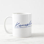 Kamala Cursive Koffiemok (Links)