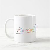 Kamala Cursive Signature Progress Pride Koffiemok (Links)