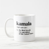 Kamala Definitie: Eerste Vrouw Vice President Koffiemok (Links)