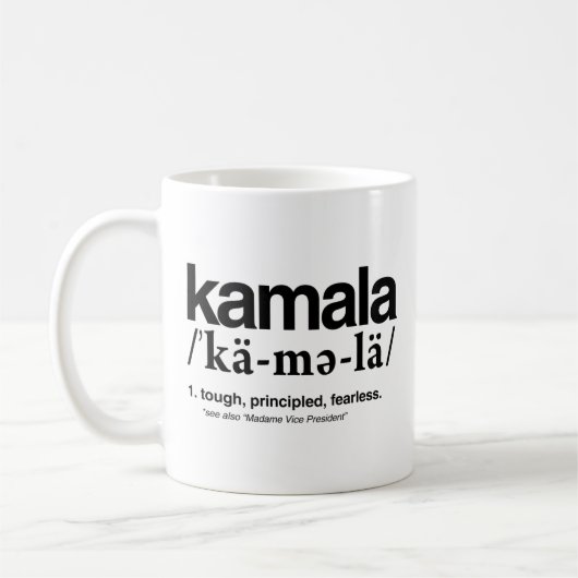 Kamala Definition - Robuuste krachtpatser Koffiemok (Links)