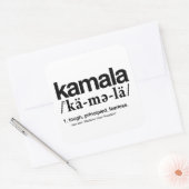 Kamala Definition - Robuuste krachtpatser Vierkante Sticker (Envelop)