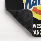 Kamala detergent verwijdert hardnekkige Oranje vle Muismat (Hoek)