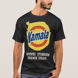Kamala detergent verwijdert hardnekkige Oranje vle T-shirt
