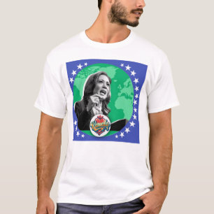 Kamala: een wereldwijde stem van leiderschap t-shirt
