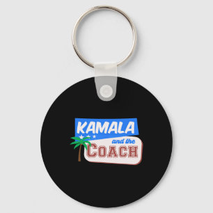 Kamala en de coach Harris Wheimer 2024 campagne Sleutelhanger