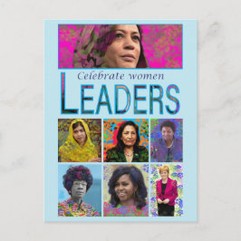 Kamala en het Women Leaders Briefkaart