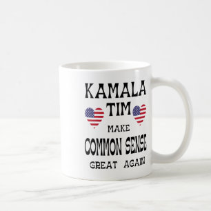 Kamala en Tim - weer gezond verstand Koffiemok