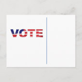 Kamala en USA in vlagkleuren Briefkaart (Achterkant)