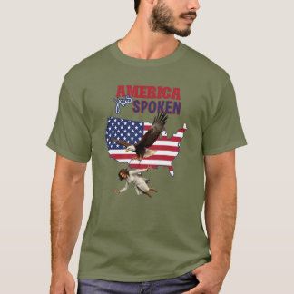 Kamala Funny America heeft gesproken Eagle USA T-shirt