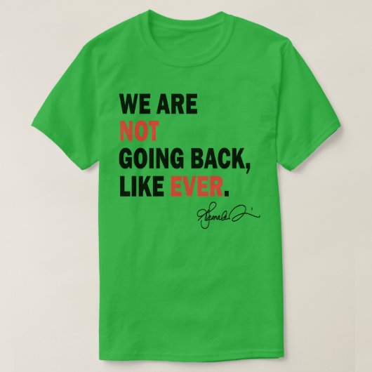 Kamala ging niet terug naar TShirt 3 (Design voorkant)