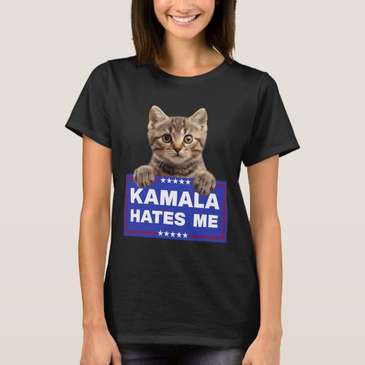 Kamala Haat Me Pro-Trump 2024 Conservatief Patrio T-shirt (Voorkant)