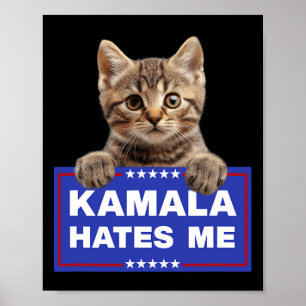 Kamala Haat Me Pro-trump 2024 Conservatieve Patrio Poster