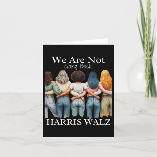 Kamala Haris Waltz 2024 Mevrouw de President We Zi Kaart (Voorkant)