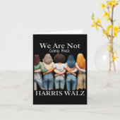 Kamala Haris Waltz 2024 Mevrouw de President We Zi Kaart (Gele Bloem)